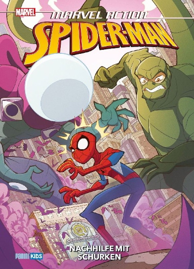 Buchcover und Innenansicht für das Buch: Marvel Action: Spider-Man (2021) #1-#5