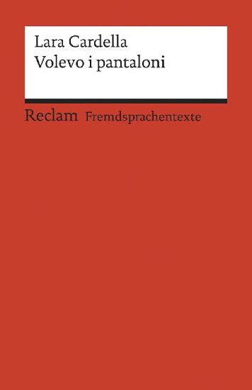 Buchcover und Innenansicht für das Buch: Volevo i pantaloni