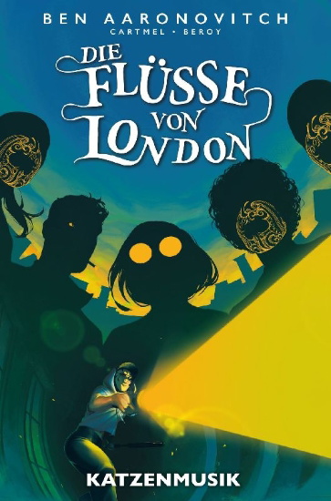 Buchcover und Innenansicht für das Buch: Rivers of London: Stray Cat Blues