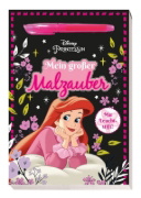 Buchcover und Innenansicht für das Buch: Disney Prinzessin: Mein großer Malzauber