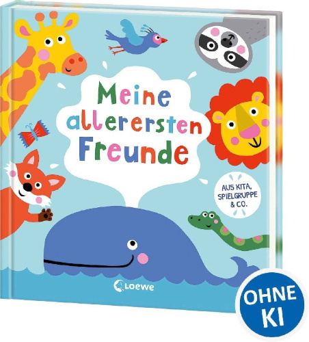 Buchcover und Innenansicht für das Buch: Meine allerersten Freunde