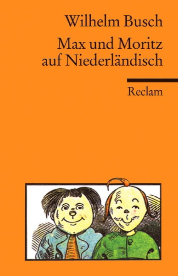 Buchcover und Innenansicht für das Buch: Max und Moritz auf Niederländisch