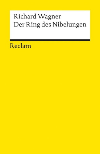 Buchcover und Innenansicht für das Buch: Der Ring des Nibelungen