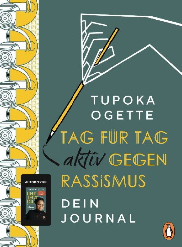 Buchcover und Innenansicht für das Buch: Tag für Tag aktiv gegen Rassismus