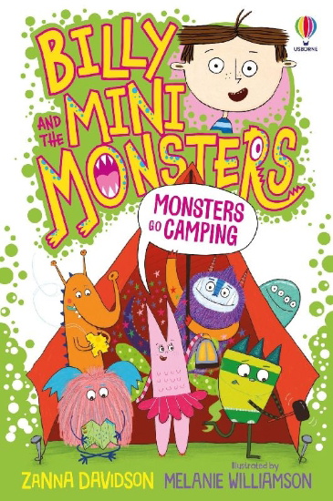 Buchcover und Innenansicht für das Buch: Monsters go Camping