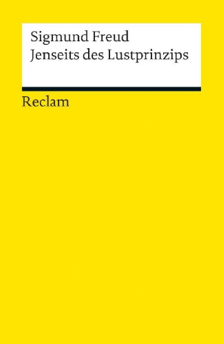 Buchcover und Innenansicht für das Buch: Jenseits des Lustprinzips