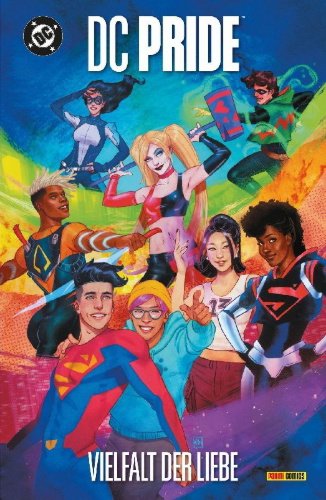 Buchcover und Innenansicht für das Buch: DC Pride: The New Generation HC, DC Pride 2022