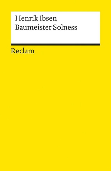 Buchcover und Innenansicht für das Buch: Baumeister Solness