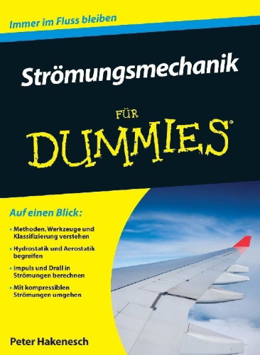 Buchcover und Innenansicht für das Buch: Strömungsmechanik für Dummies