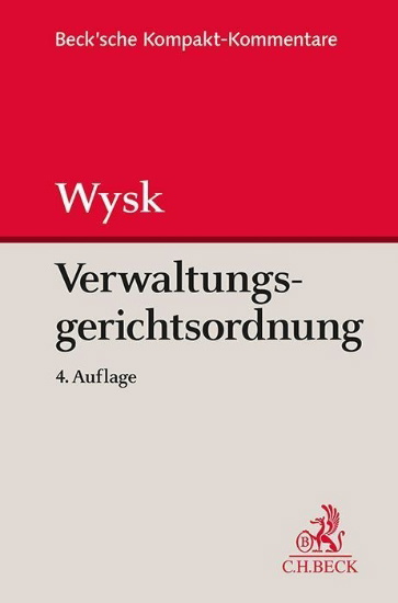 Buchcover und Innenansicht für das Buch: Verwaltungsgerichtsordnung. VwGO