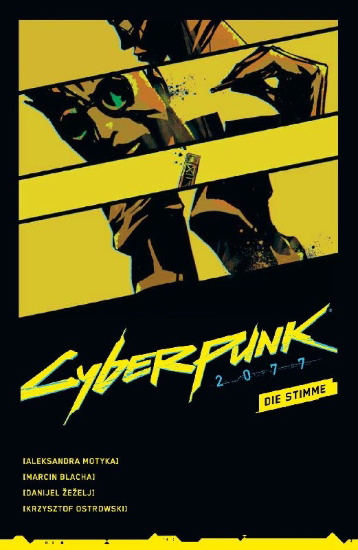 Buchcover und Innenansicht für das Buch: Cyberpunk 2077: Your Voice