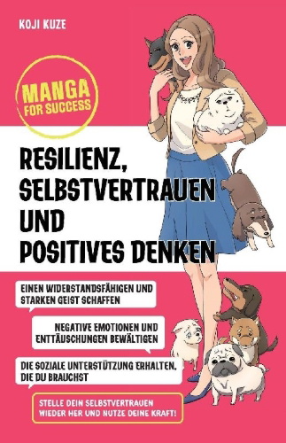Buchcover und Innenansicht für das Buch: Manga for Success - Resilienz, Selbstvertrauen und positives Denken
