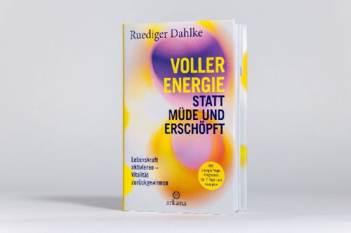 Buchcover und Innenansicht für das Buch: Voller Energie statt müde und erschöpft