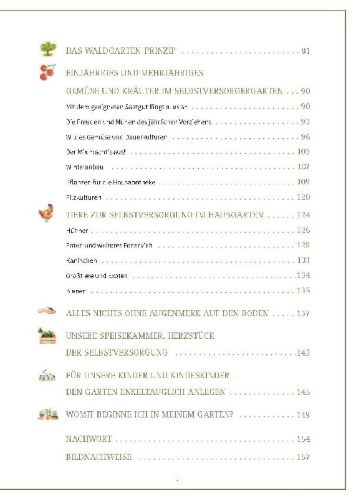 Buchcover und Innenansicht für das Buch: Alles aus dem eigenen Garten