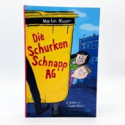 Buchcover und Innenansicht für das Buch: Die Schurkenschnapp-AG