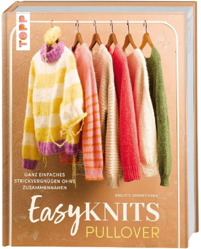Buchcover und Innenansicht für das Buch: Easy Knits - Pullover