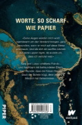 Buchcover und Innenansicht für das Buch: Papierkrieg