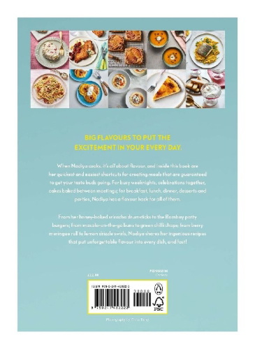 Buchcover und Innenansicht für das Buch: Nadiya's Fast Flavours