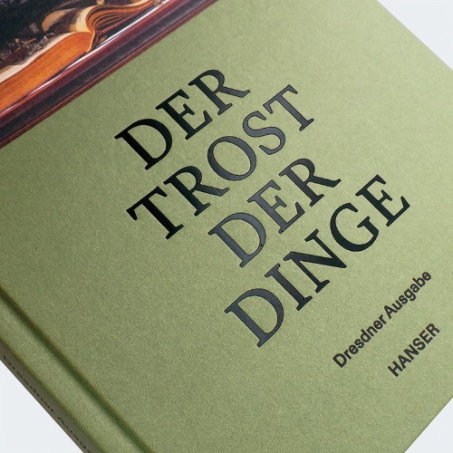 Buchcover und Innenansicht für das Buch: Der Trost der Dinge