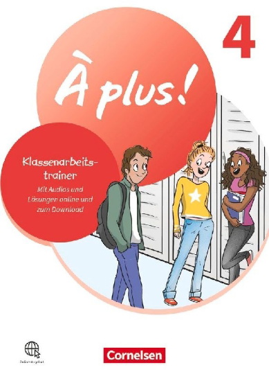 Buchcover und Innenansicht für das Buch: À plus ! 1. und 2. Fremdsprache. Band 4 - Klassenarbeitstrainer