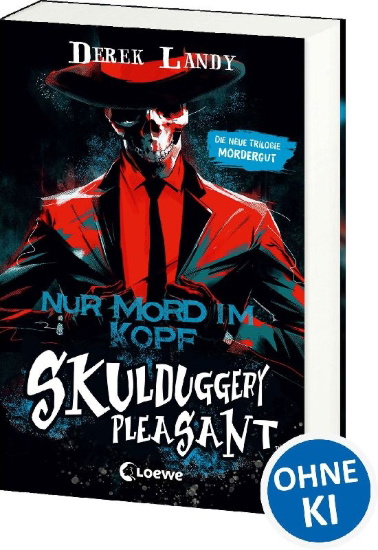 Buchcover und Innenansicht für das Buch: Skulduggery Pleasant (Band 16) - Nur Mord im Kopf