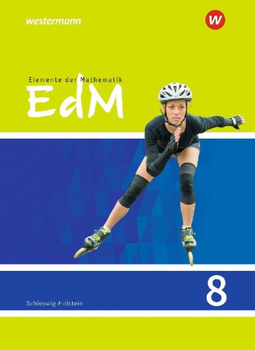 Buchcover und Innenansicht für das Buch: Elemente der Mathematik SI 8. Schülerband. G9. Schleswig-Holstein
