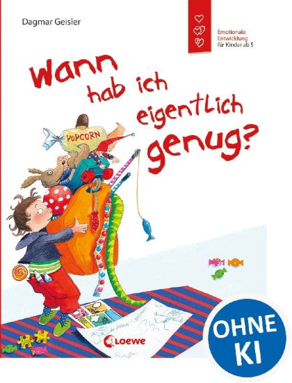 Buchcover und Innenansicht für das Buch: Wann hab ich eigentlich genug?