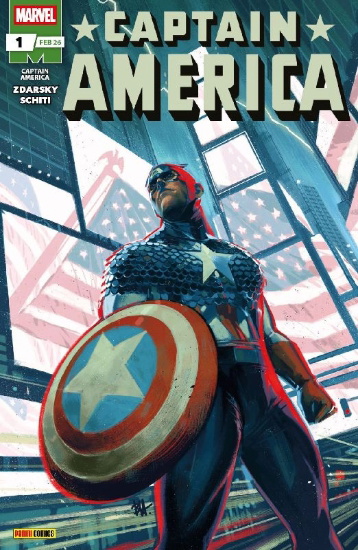 Buchcover und Innenansicht für das Buch: Captain America (2025) #1-#3