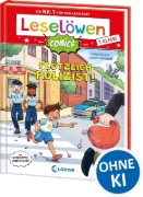 Buchcover und Innenansicht für das Buch: Leselöwen Comics 1. Klasse - Plötzlich Polizist!