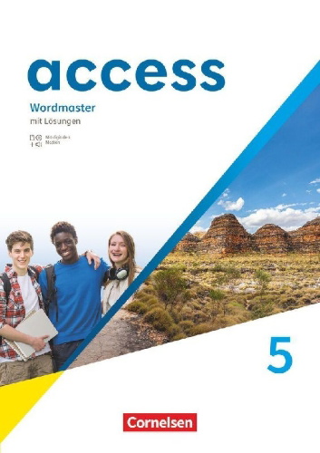 Buchcover und Innenansicht für das Buch: Access Band 5: 9. Schuljahr - Allgemeine Ausgabe 2022 - Wordmaster mit Lösungen