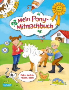 Buchcover und Innenansicht für das Buch: Mein Pony-Mitmachbuch