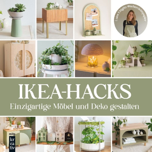 Buchcover und Innenansicht für das Buch: IKEA-Hacks