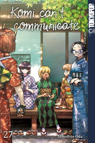 Buchcover und Innenansicht für das Buch: Komi can't communicate 27