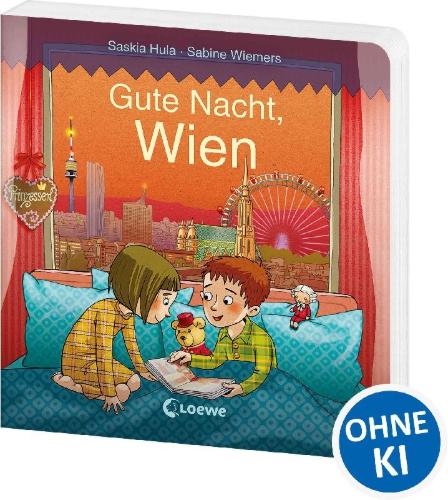 Buchcover und Innenansicht für das Buch: Gute Nacht, Wien