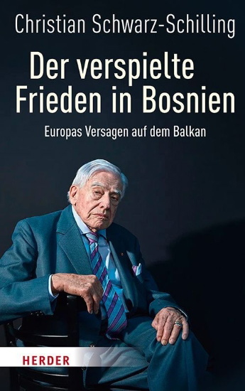 Buchcover und Innenansicht für das Buch: Der verspielte Frieden in Bosnien