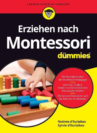 Buchcover und Innenansicht für das Buch: Erziehen nach Montessori für Dummies
