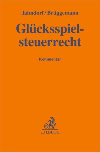 Buchcover und Innenansicht für das Buch: Glücksspielsteuerrecht