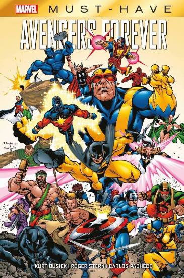 Buchcover und Innenansicht für das Buch: Avengers Forever (1998) #1-#12