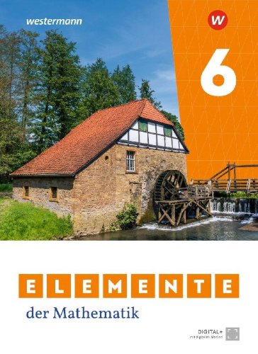 Buchcover und Innenansicht für das Buch: Elemente der Mathematik SI. Schlbuch 6. Für Nordrhein-Westfalen