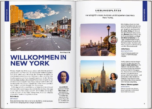 Buchcover und Innenansicht für das Buch: LONELY PLANET Reiseführer New York