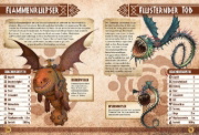 Buchcover und Innenansicht für das Buch: Drachenzähmen leicht gemacht 3: Die geheime Welt: Das ultimative Buch der Drachen