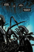 Buchcover und Innenansicht für das Buch: Alien #1-#12 (2021), Alien Annual #1 (2022), Alien #1-#6 (2022)