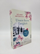 Buchcover und Innenansicht für das Buch: Unsere kurze Ewigkeit