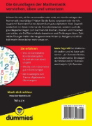 Buchcover und Innenansicht für das Buch: Übungsbuch Grundlagen der Mathematik für Dummies