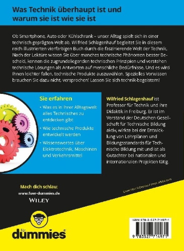 Buchcover und Innenansicht für das Buch: Allgemeinbildung Technik für Dummies