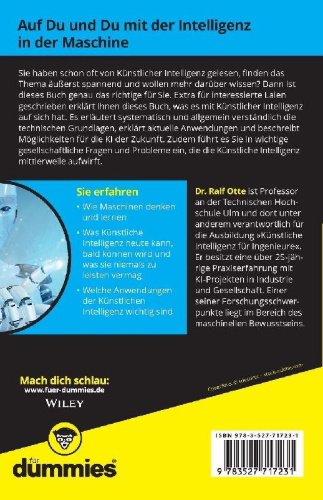 Buchcover und Innenansicht für das Buch: Allgemeinbildung Künstliche Intelligenz. Risiko und Chance für Dummies