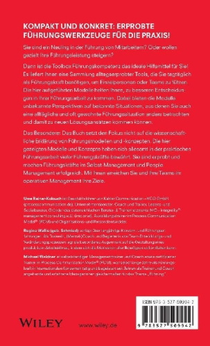 Buchcover und Innenansicht für das Buch: Toolbox Führungskompetenz