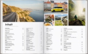 Buchcover und Innenansicht für das Buch: Electric Vehicle Roadtrips Europe