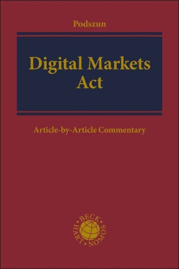 Buchcover und Innenansicht für das Buch: Digital Markets Act