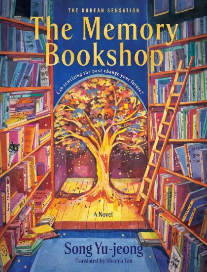 Buchcover und Innenansicht für das Buch: The Memory Bookshop